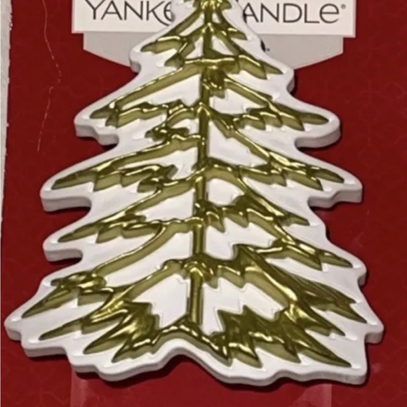 YANKEE CANDLE SCENT PLUG ELECTRIC FRAGRANCE DIFFUSER- GOLD & WHITE TREE NEW - Picture 3 of 5